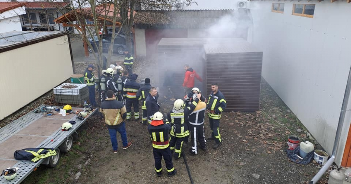 Légzőkészülékes mentést gyakoroltak